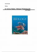 Test Bank - Biology 12th Edition by Sylvia Mader&comma; All Chapters Included