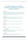 Psy658 MT Questions with Detailed  Verified Answers &lpar;100&percnt; Correct Answers&rpar;  &sol;Already Graded A&plus;