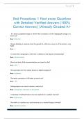 Rad Procedures 1 final exam Questions  with Detailed Verified Answers &lpar;100&percnt;  Correct Answers&rpar; &sol;Already Graded A&plus;