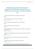 Radiographic procedures Chapter 9 Questions with Detailed Verified Answers  &lpar;100&percnt; Correct Answers&rpar; &sol;Already Graded  A&plus;