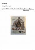 Test Bank - Biology&colon; Life on Earth 11th Edition by Gerald Audesirk&comma; All Chapters 