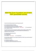 2025 Pals Exam A questions and answers 100&percnt; guaranteed success&period;