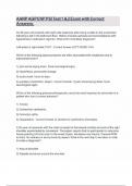 AANP AGPCNP PSI Test 1 & 2 Exam with Correct Answers&period;