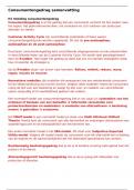 Samenvatting Consumentengedrag Hoofdstuk 1 t&sol;m 10