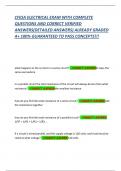CFESA ELECTRICAL EXAM WITH COMPLETE  QUESTIONS AND CORRECT VERIFIED  ANSWERS&lpar;DETAILED ANSWERS&rpar; ALREADY GRADED  A&plus; 100&percnt; GUARANTEED TO PASS CONCEPTS&excl;&excl;&excl; 