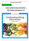 TEST BANK for Nutrition&colon; Concepts and Controversies 16th Edition Test Bank - Complete Guide for Student Success Newest Version
