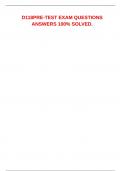 D118PRE-TEST EXAM QUESTIONS ANSWERS 100&percnt; SOLVED&period; 