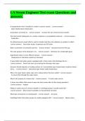 LA Steam Engineer Test exam Questions and answers&period;