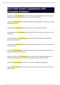 ECO 3101 Exam 1 Questions with Answers&period;