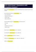 ECO 3101 Exam 1 Questions with Complete Answers&period;