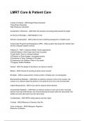 LMRT Core & Patient Care QUESTIONS WITH DETAILED VERIFIED ANSWERS &lpar;100&percnt; CORRECT ANSWERS&rpar; &sol;ALREADY GRADED A&plus;