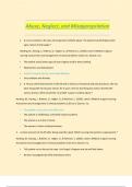Abuse&comma; Neglect&comma; and Misappropriation assessment 1 nursing  eaxm