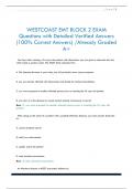 WESTCOAST EMT BLOCK 2 EXAM Questions with Detailed Verified Answers  &lpar;100&percnt; Correct Answers&rpar; &sol;Already Graded  A&plus;