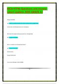 BICSI RTPM Questions and Answer Latest Updates 2025 GRADE A&plus;