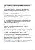AATC Test 3 Study Guide Questions and Correct Answers&period;