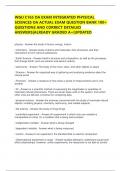 WGU C165 OA EXAM INTEGRATED PHYSICAL SCIENCES OA ACTUAL EXAM QUESTION BANK 100&plus; QUESTIONS AND CORRECT DETAILED ANSWERS&vert;ALREADY GRADED A&plus;&vert;UPDATED
