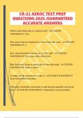 CR-21 AZROC TEST PREP QUESTIONS 2025 &vert;GUARANTEED ACCURATE ANSWERS