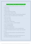 Corporate Strategy - Exam Questions And Answers 2025