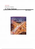 Test Bank - Business Driven Technology 10th Edition by Paige Baltzan&comma; All Chapters Included