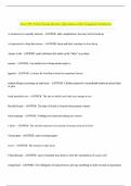 Core PE Final Exam Review Questions with Complete Solutions