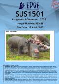 SUS1501 Assignment 6 &lpar;ANSWERS&rpar; Semester 1 2025 - DISTINCTION GUARANTEED