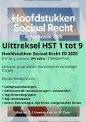 BUNDEL &lpar;DOC1&rpar; Uittreksel Hoofdstukken Sociaal Recht 34e ed&period; &lpar;DOC2&rpar; Veel voorkomende tentamenvragen &plus; kernbegrippen en leerdoelen