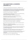 SSA QUESTIONS & ANSWERS &lpar;GRADED A&plus;&rpar;