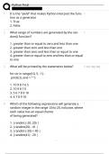 INTRODUCTION TO PYTHON FINAL TEST EXAM 2025 ACTUAL EXAM COMPLETE EXAM QUESTIONS WITH DETAILED VERIFIED ANSWERS &lpar;100&percnt; CORRECT ANSWERS&rpar; &sol;ALREADY GRADED A&plus;