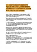 ATI COMPREHENSIVE EXIT EXAM RETAKE WITH NGN LATEST VERSION COMPREHENSIVE EXIT EXAM RETAKE WITH NGN LATEST VERSION questions with answers latest update 2025&period;