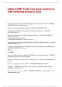Inside LVMH Final Quiz exam questions with complete answers 2025Inside LVMH Final Quiz exam questions with complete answers 2025Inside LVMH Final Quiz exam questions with complete answers 2025Inside LVMH Final Quiz exam questions with complete answers 202