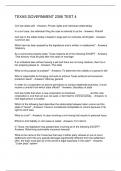 TEXAS GOVERNMENT 2306 TEST 4