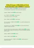 NTR 419 Exam 1 UPDATED ACTUAL     Exam Questions and CORRECT Answers 