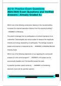 AU 61 Practice Exam Questions  2024&sol;2025 Exam Questions and Verified  Answers &vert; Already Graded A&plus; 