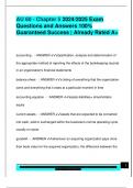 AU 60 - Chapter 5 2024&sol;2025 Exam  Questions and Answers 100&percnt;  Guaranteed Success &vert; Already Rated A&plus;