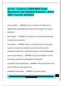 AU 60 - Chapter 6 2024&sol;2025 Exam  Questions and Detailed Answers &vert; Get it  100&percnt; Correct Answers