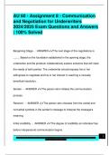 AU 60 EXAM PACKAGE DEAL QUESTIONS AND VERIFIED DETAILED ANSWERS &vert; 100&percnt; GUARANTEED PASS &vert; ALREADY GRADED A&plus;