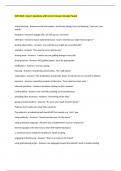 NUR 3066 - Exam 1 Questions with Correct Answers Already Passed 