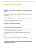 OPM 311 Test Questions with Correct Answers Latest 2025 