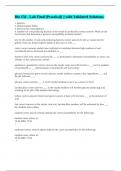 Bio 156 - Lab Final &lpar;Practical&rpar; &vert;&vert; with Validated Solutions&period;
