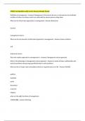 CPWM Test Questions with Correct Answers Already Passed 