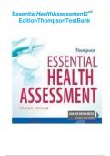 ESSENTIAL HEALTH ASSESSMENT SECOND EDITION BY JANICE THOMPSON &lpar;AUTHOR&rpar; LATEST UPDATE&period;
