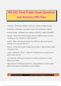 SPC1017 Final Zeigler Exam Questions and Answers 100&percnt; Pass