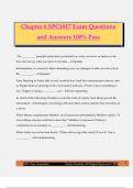 Chapter 6 SPC1017 Exam Questions and Answers 100&percnt; Pass
