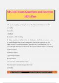 SPC 1017 Bundled Exams Questions and Answers 100&percnt; Pass Guaranteed