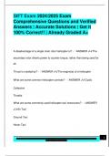 SIFT Exam 2024&sol;2025 Exam  Comprehensive Questions and Verified  Answers &vert; Accurate Solutions &vert; Get it  100&percnt; Correct&excl;&excl; &vert; Already Graded A&plus;