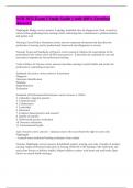 NUR 3825 Exam 1 Study Guide &vert;&vert; with 100&percnt; Errorless Answers&period;