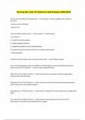 Nursing 201&colon; Exam &num;1 Questions And Answers 2025&sol;2026