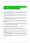 GBA 1 All Assignments Questions with All Correct Answers 
