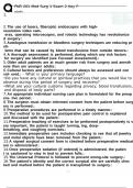 PNR 201 Med Surg 1 Exam 2 Key Points