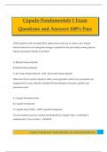 Copado Fundamentals 1 Exam Questions and Answers 100&percnt; Pass